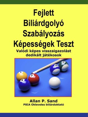 cover image of Fejlett Biliárdgolyó Szabályozás Képességek Teszt
